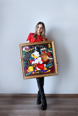Monika Mrowiec in the Studio