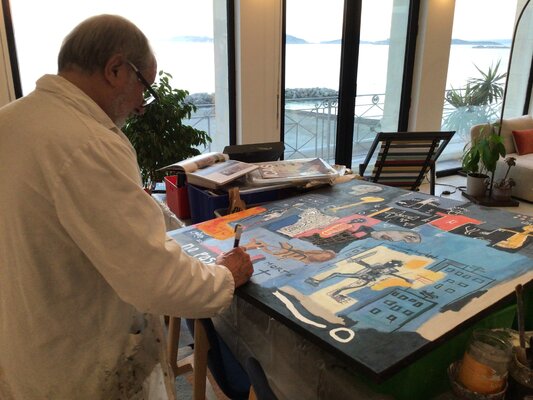 Renaud Cristofari in the Studio