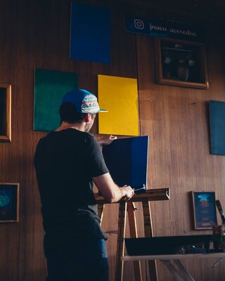 Joaquín Acevedo in the Studio