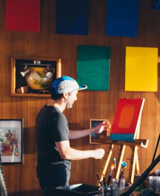 Joaquín Acevedo in the Studio