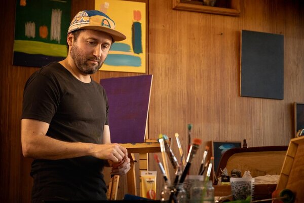 Joaquín Acevedo in the Studio
