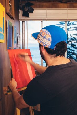 Joaquín Acevedo in the Studio