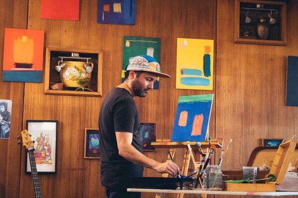 Joaquín Acevedo in the Studio