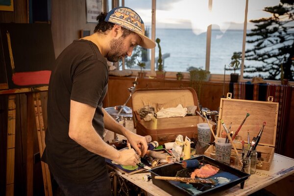 Joaquín Acevedo in the Studio
