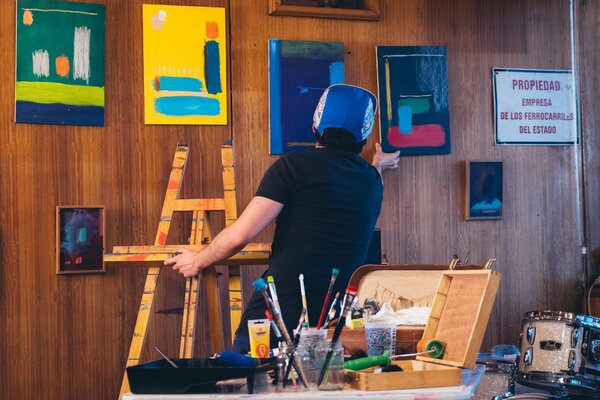 Joaquín Acevedo in the Studio