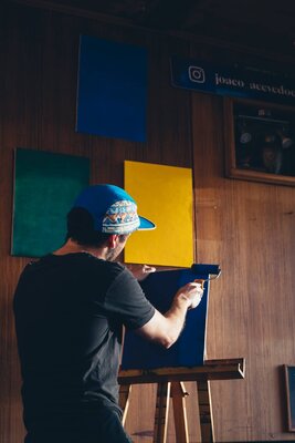 Joaquín Acevedo in the Studio