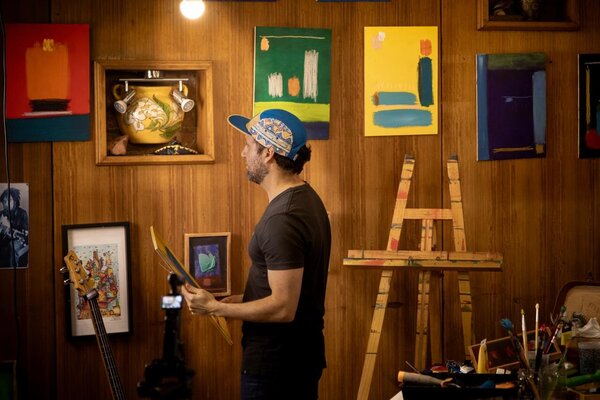 Joaquín Acevedo in the Studio