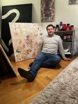 Ben Plaumann in the Studio