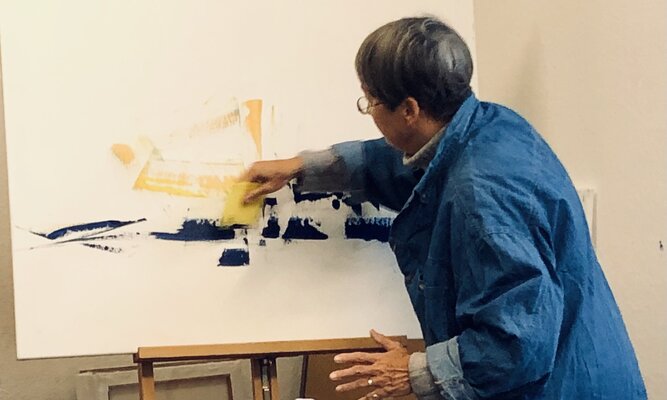 Annette Gesine Rathjen in the Studio: Im Atelier