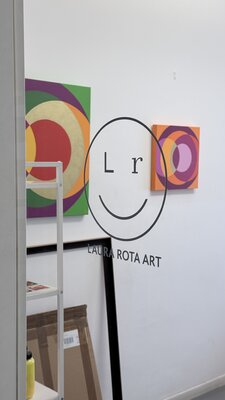 Laura Rota in the Studio