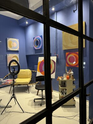 Laura Rota in the Studio