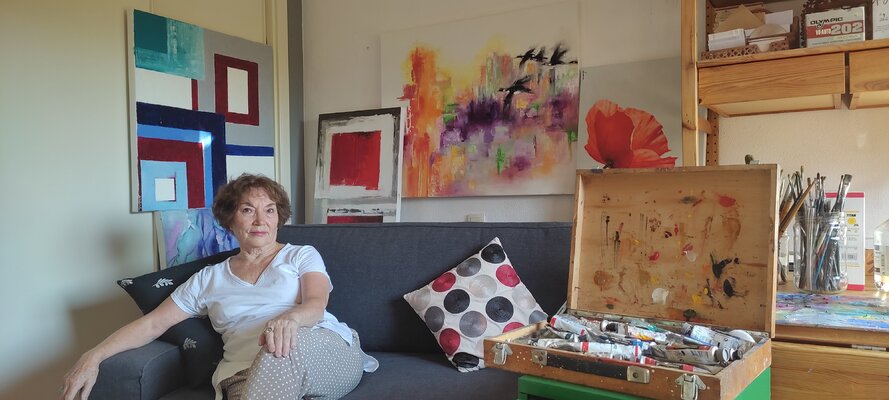 Carmen Bofarull Bruno in the Studio