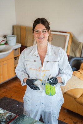 Gabi Ehmann in the Studio