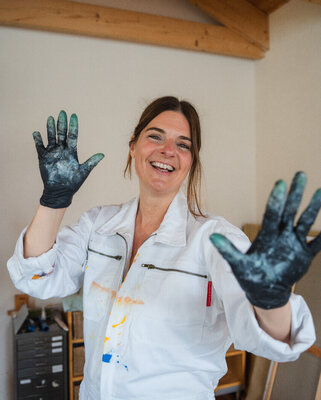 Gabi Ehmann in the Studio