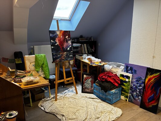 Els Devrieze in the Studio