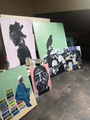 Lauriane Itoua (Lylo) in the Studio: Atelier Lauriane ITOUA
