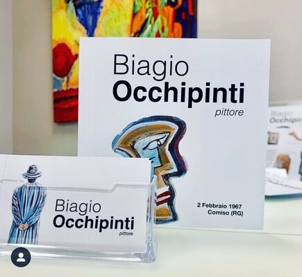 Biagio Antonio Occhipinti in the Studio