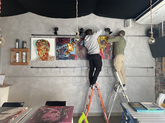 Biagio Antonio Occhipinti in the Studio: Esposizione Whynot