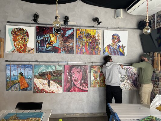 Biagio Antonio Occhipinti in the Studio: Esposizione Whynot