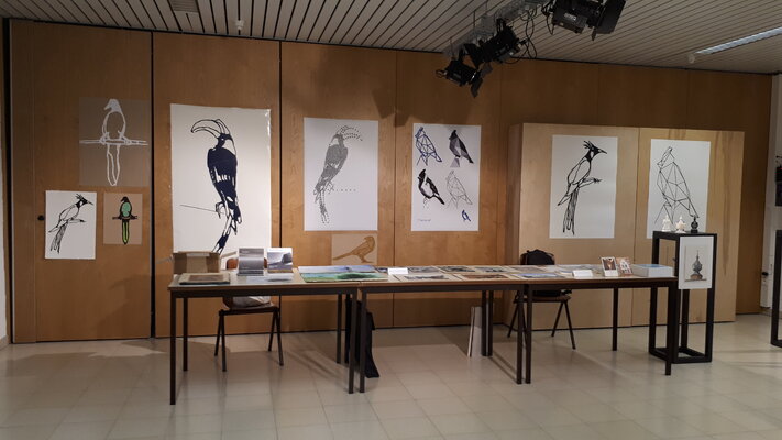 Claudio Pincas Feldman in the Studio: Exposicion en la Bibioteca de IZEGEM /2019 / BE