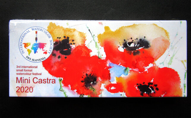 Claudio Pincas Feldman in the Studio: Mini Castra Watercolors 2020 Slovenia