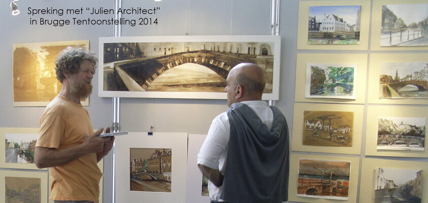 Claudio Pincas Feldman in the Studio: 2014 Bruges / Individual Sketchs & Watercolors
