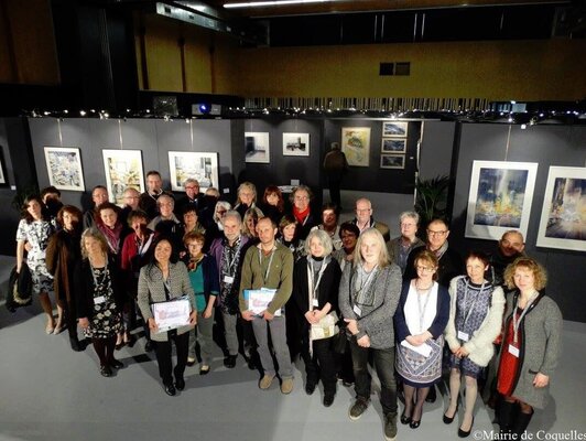 Claudio Pincas Feldman in the Studio: Coquelles Bienal Watercolors
