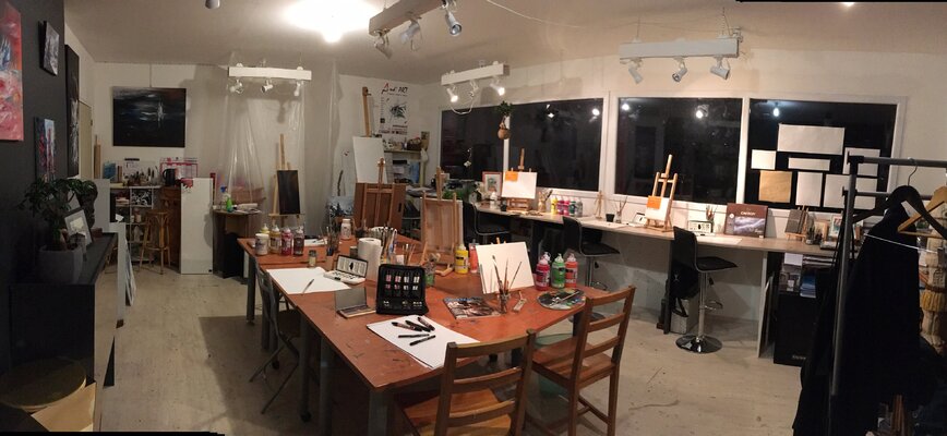 SanChae - Sandrine Chalot in the Studio: Atelier artistes / élèves