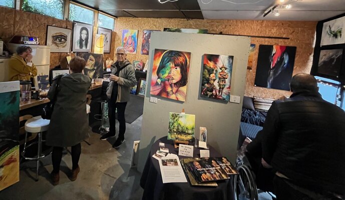 SanChae - Sandrine Chalot in the Studio: Atelier artistes - ouverture public