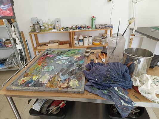Paolo Mori in the Studio