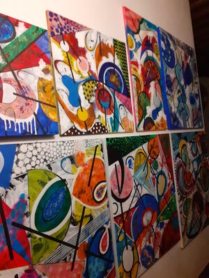 Massimiliano Max.in.Art in the Studio