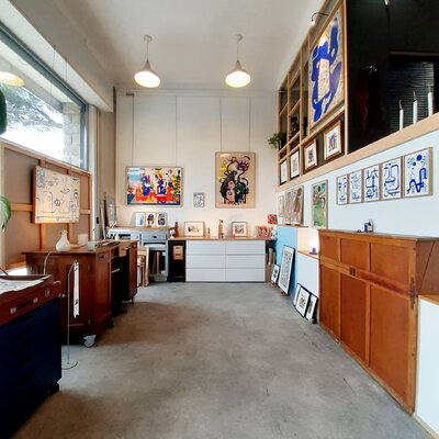 Hugo Duras in the Studio: L'Atelier-Galerie Le56 de Hugo Duras