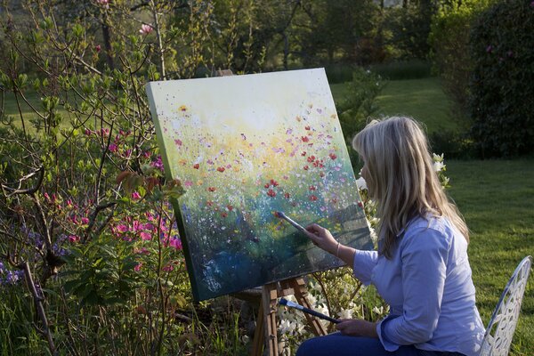 Laure Bury in the Studio