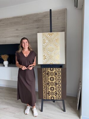 Tanya Golodynska in the Studio