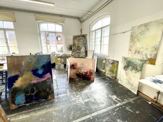 Alina Braun in the Studio