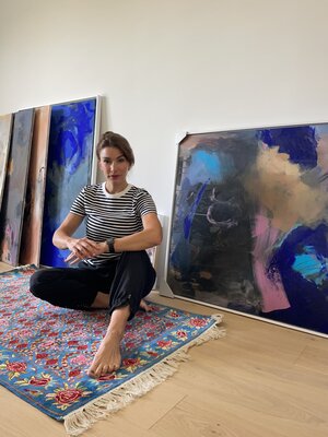 Alina Braun in the Studio