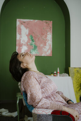 Valentina Mistretta in the Studio