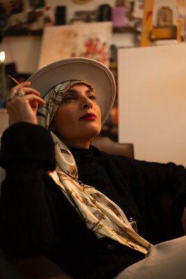 Valentina Mistretta in the Studio