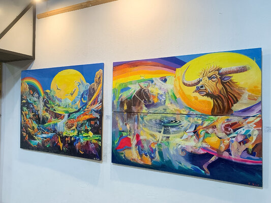 Simon Boyd in the Studio