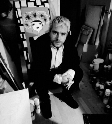 ALO im Studio: ALO in one of his two studios in London