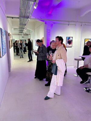 Simone Hähner in the Studio: Vernissage in Hamburg