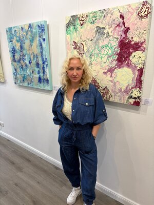 Simone Hähner in the Studio: Ausstellung Berlin 2025