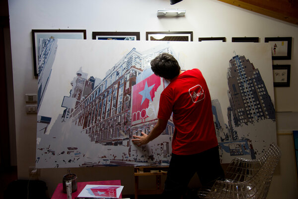 Marco Barberio in the Studio: Big Macy's wrok in progress