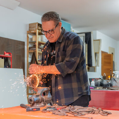 Diego Arribas in the Studio: Trabajando en el taller