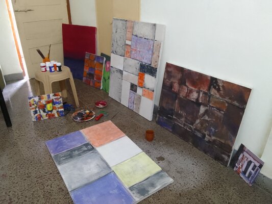 Arttake Studio in the Studio