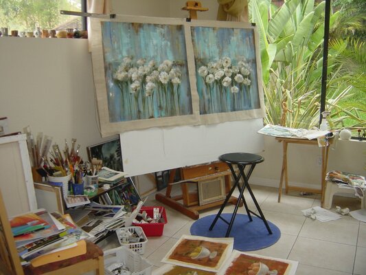 Silvia Vassileva in the Studio