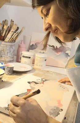 Sonia Hernández in the Studio
