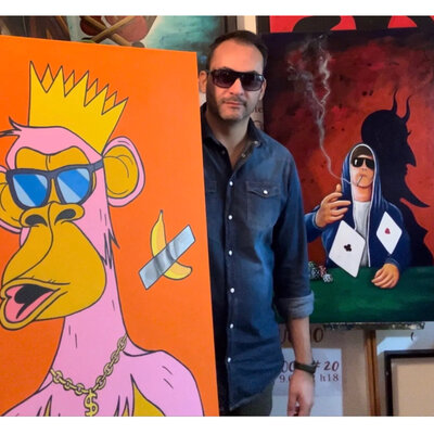 Salvatore Petrucino in the Studio