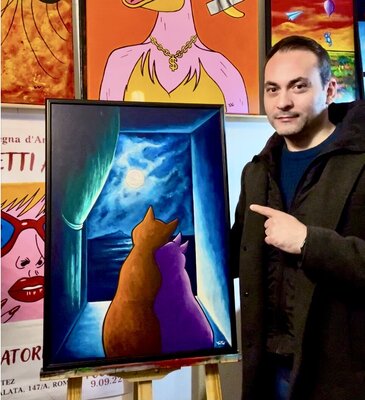 Salvatore Petrucino in the Studio: Sold