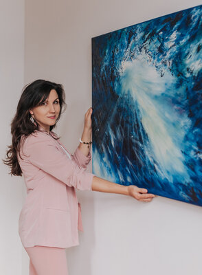 Marta Jastrzębska-Macko in the Studio